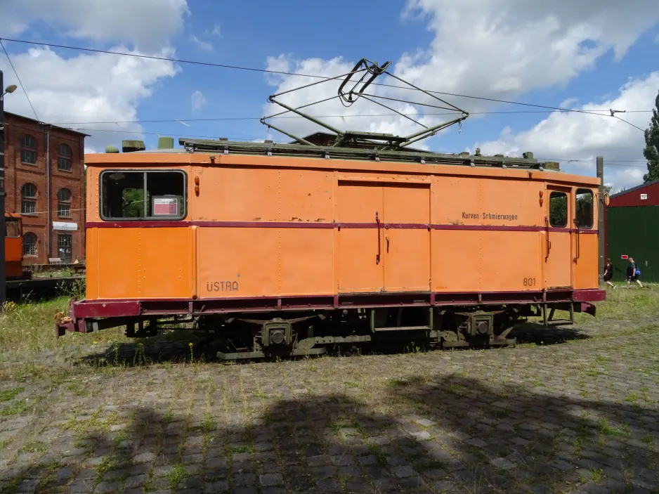 Hannover arbejdsvogn 801 på Hannoversches Straßenbahn-Museum (2024)