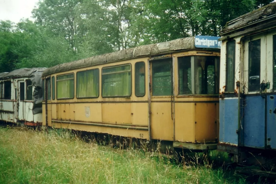 Hannover bivogn 52 udenfor museet Hannoversches Straßenbahn-Museum (2000)