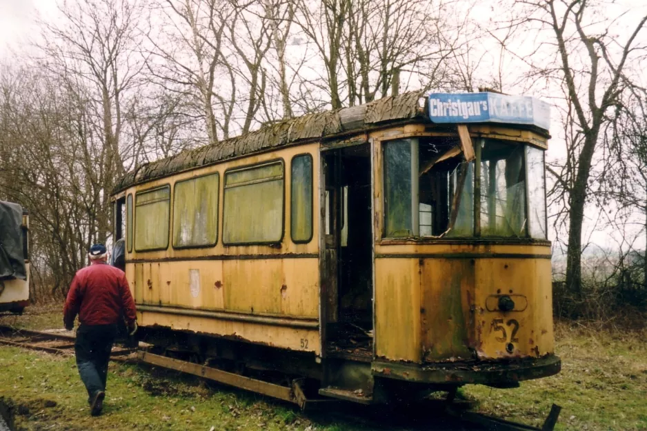 Hannover bivogn 52 ved Straßenbahn-Museum klar til ophugning (2004)