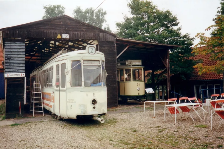 Hannover ledvogn 2 ved Hannoversches Straßenbahn-Museum (1999)