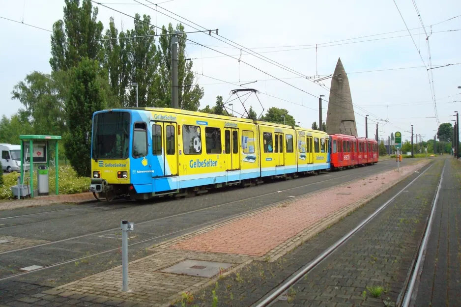 Hannover ledvogn 6161 ved Fuhsestr. / Betriebshof (2008)