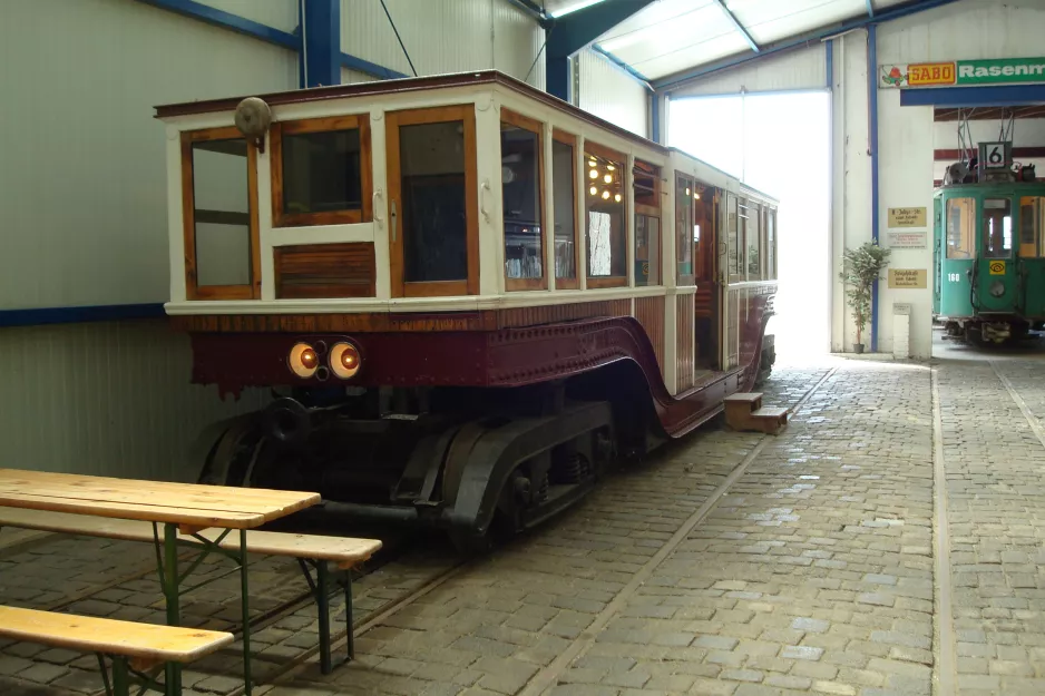 Hannover motorvogn 12 i Hannoversches Straßenbahn-Museum (2014)