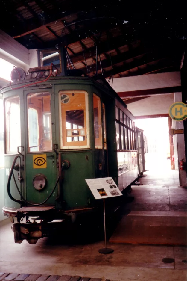 Hannover motorvogn 160 på Straßenbahn-Museum (2000)