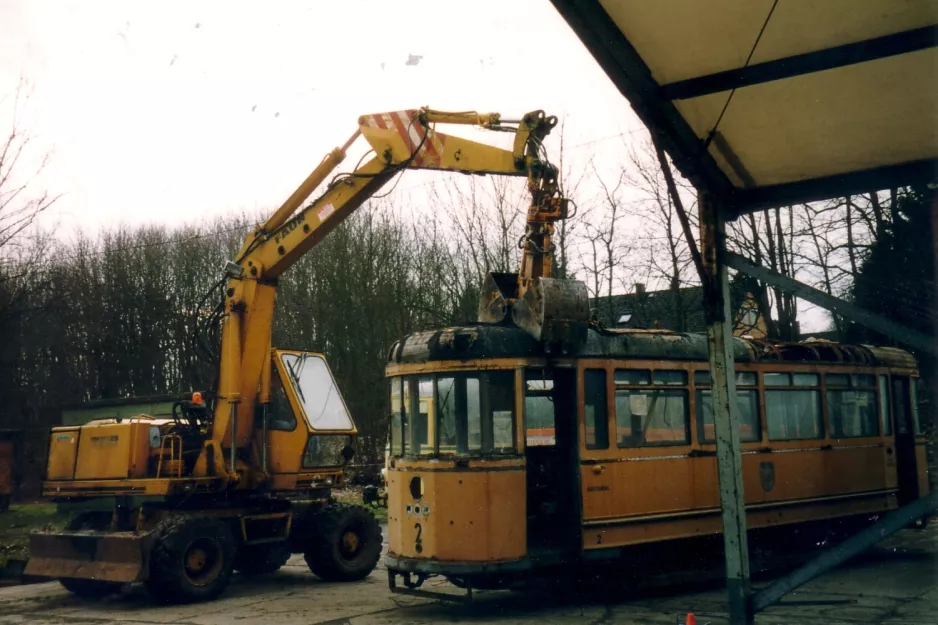 Hannover motorvogn 2 udenfor Straßenbahn-Museum (2004)