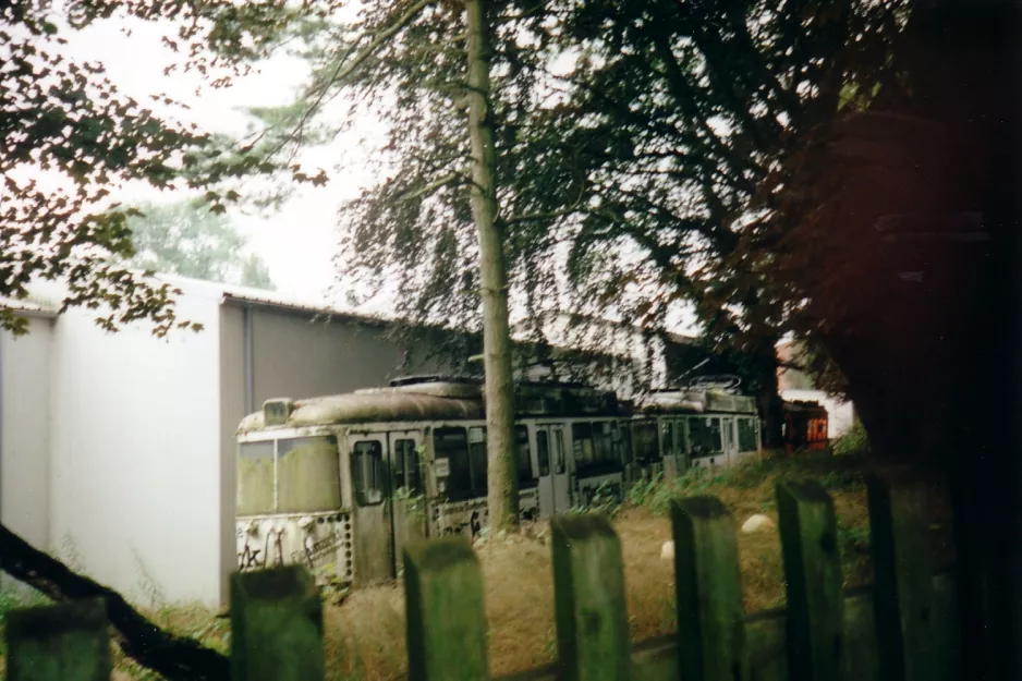 Hannover motorvogn 247 udenfor Straßenbahn-Museum (1998)