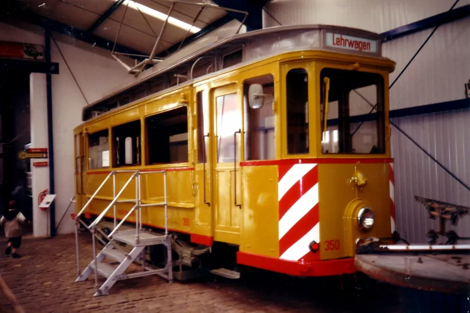 Hannover skolevogn 350 på Hannoversches Straßenbahn-Museum (2000)