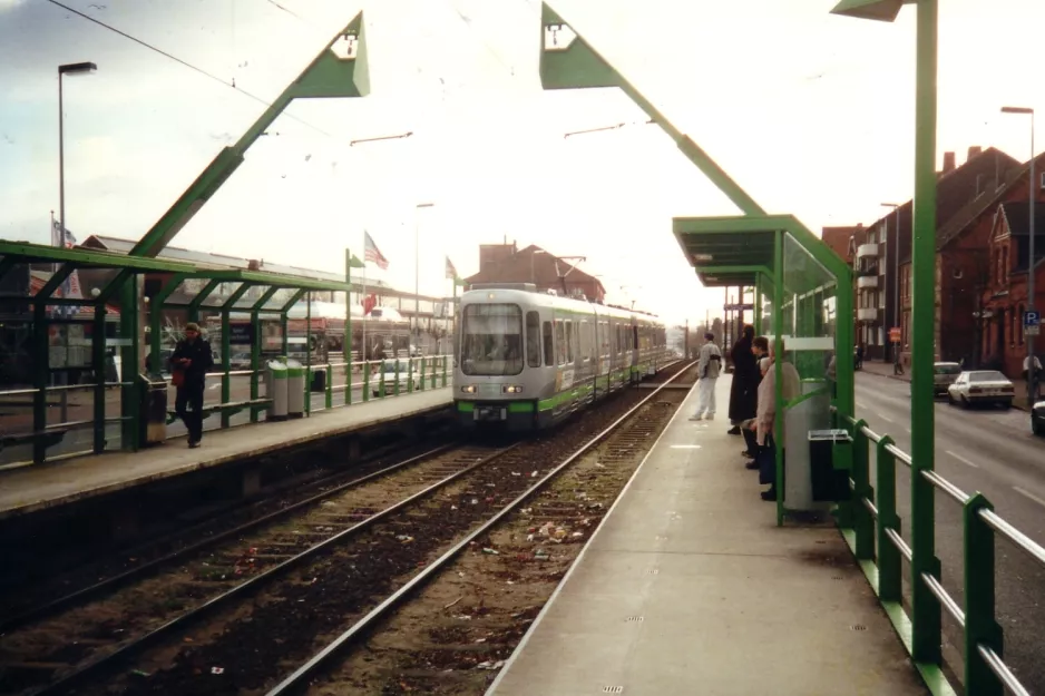 Hannover sporvognslinje 1 ved Laatzen/Eichstraße (2001)