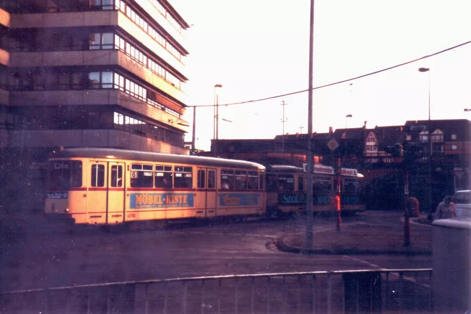 Hannover sporvognslinje 6 på Thielenplatz (1986)