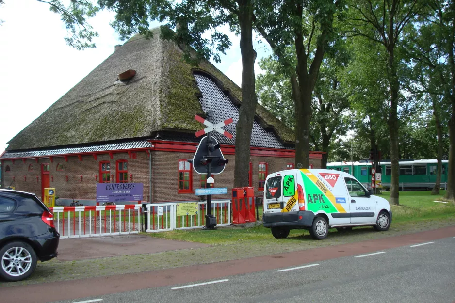 Hoogwoud indgangen til Hotellet Controversy Tram Inn (2014)