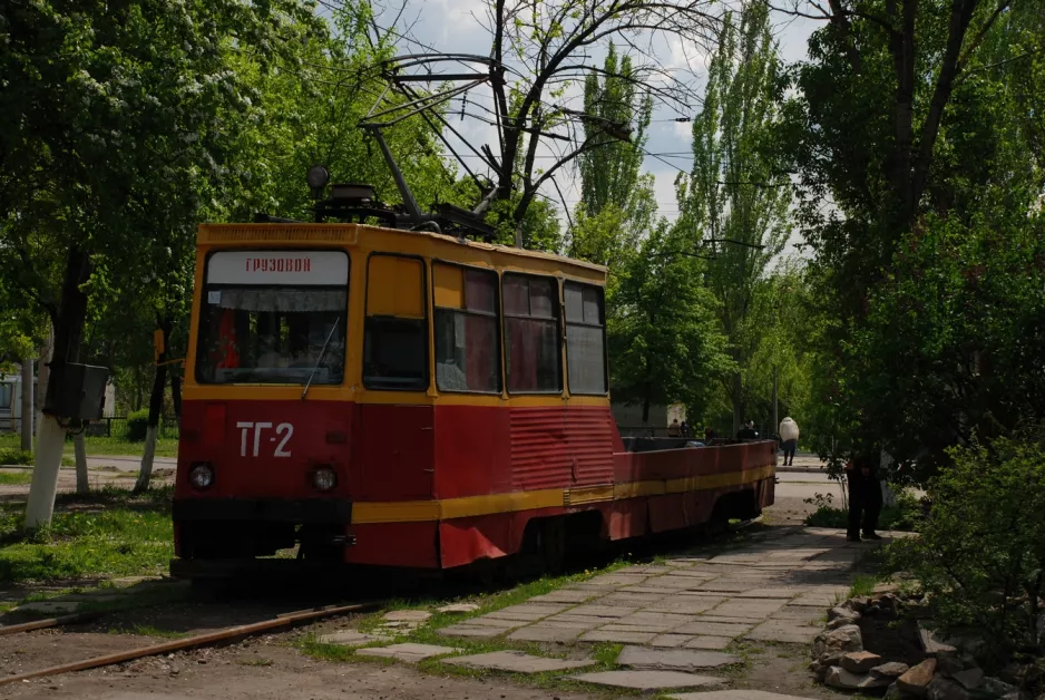 Horlivka arbejdsvogn TL-2 ved 1, Prospekt Lenina (2011)