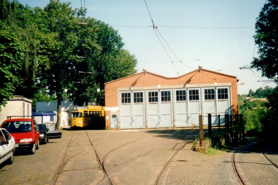 Kassel foran museet Straßenbahnmuseum Kassel, Holländische Straße (1999)