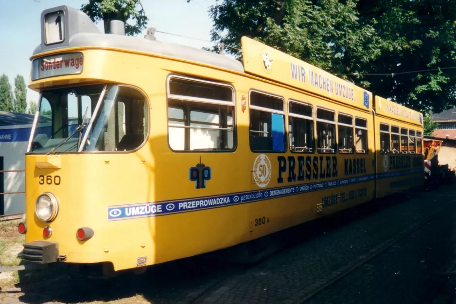 Kassel ledvogn 360 udenfor Holländische Str. (1999)