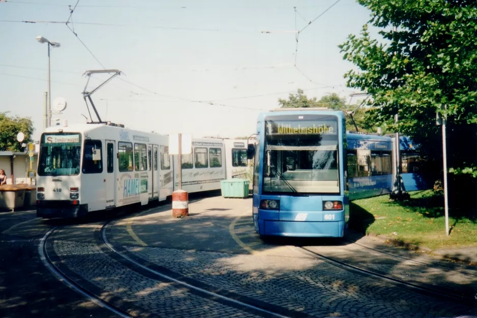 Kassel ledvogn 418 ved Holländische Straße (1999)