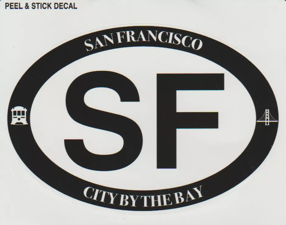 Klistermærke: Peel & Stick Decal San Francisco
 (2013)