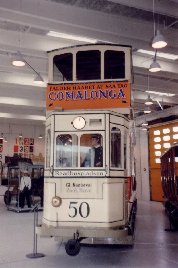 København motorvogn 50 i Hovedstadsområdets Trafikselskabsmuseum (1984)
