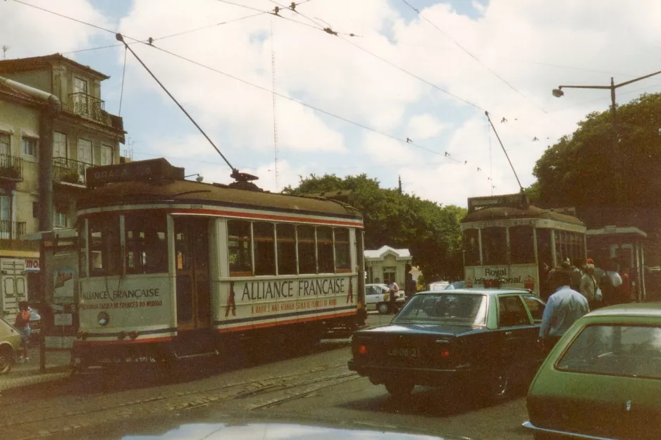 Lissabon sporvognslinje 28E ved Graça (1988)