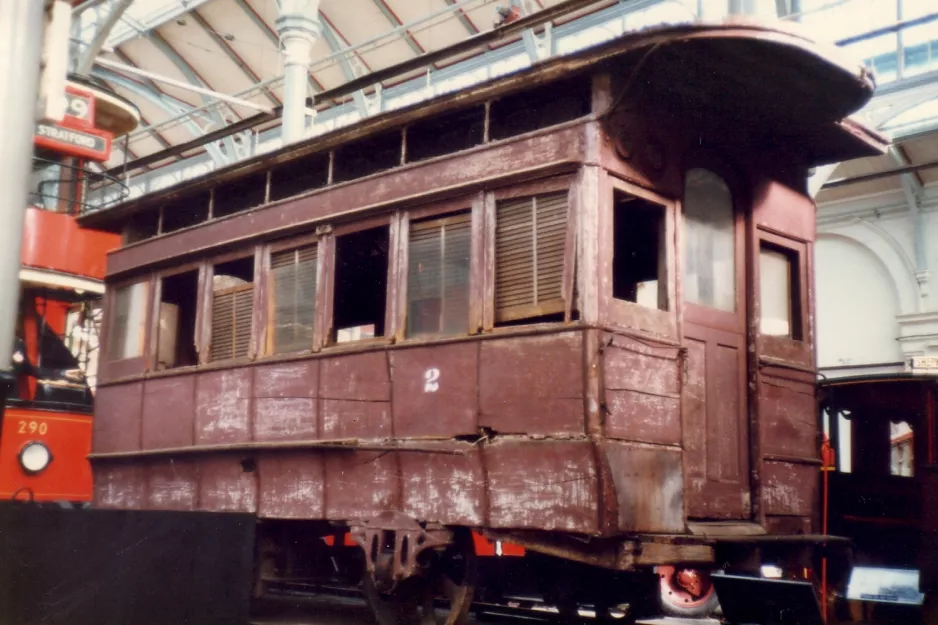 London hestesporvogn 2 i London Transport Museum (1985)