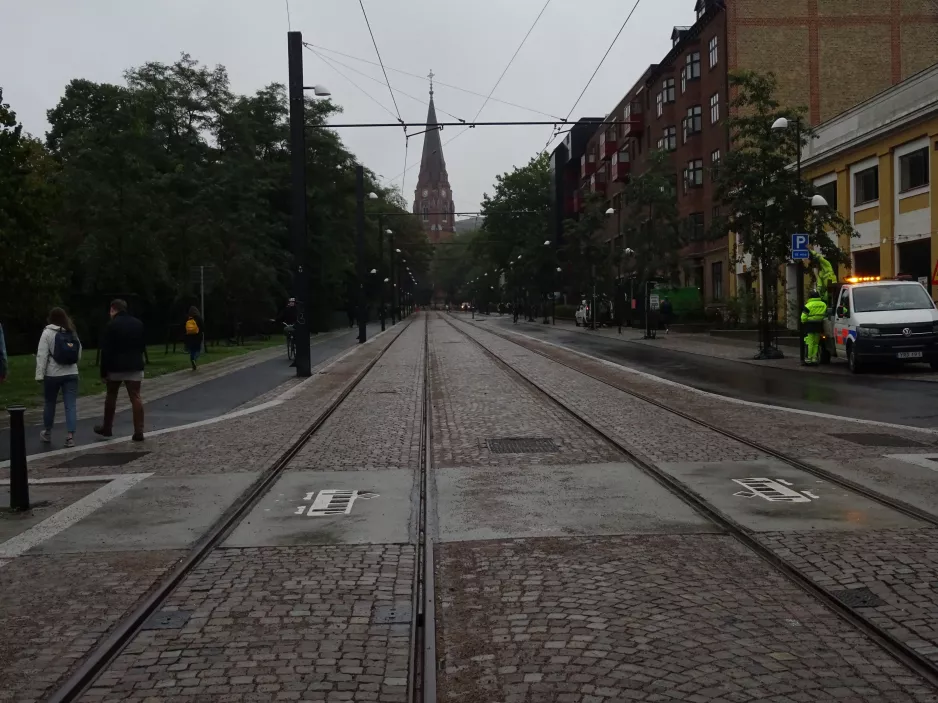 Lund i krydset Sankt Laurentiigatan/Karl XI gatan (2019)