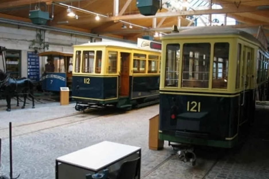 Luxembourg hestesporvogn 7 på Musée des Tramways et des Bus (2010)