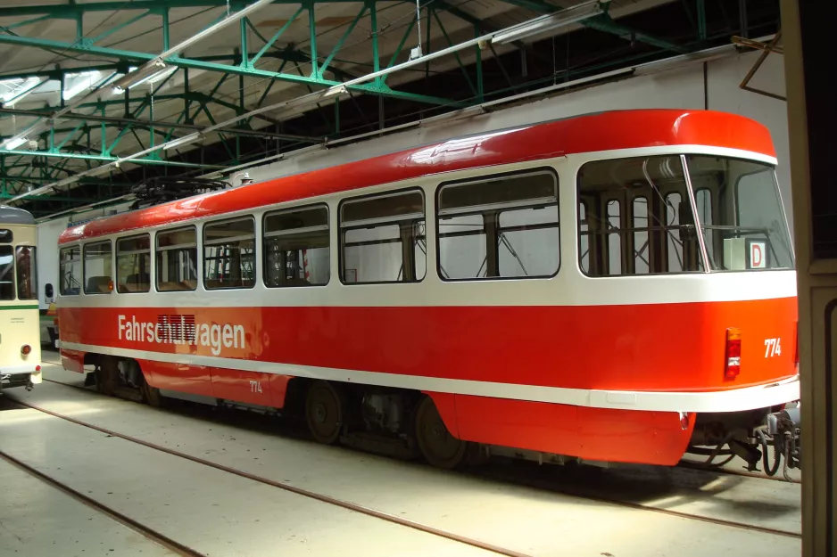 Magdeburg skolevogn 774 på Museumsdepot Sudenburg (2014)