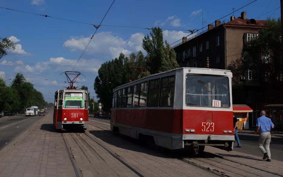 Mariupol motorvogn 561 ved Tretia brama (2012)