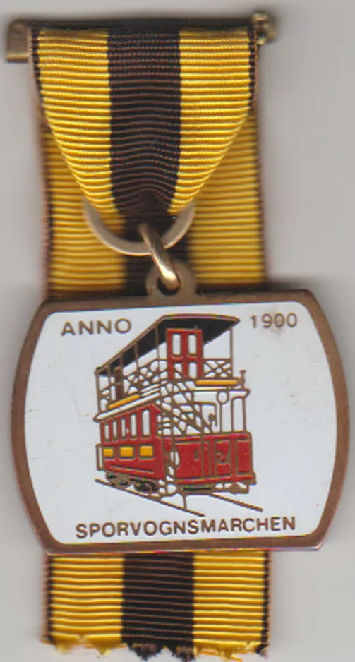 Medalje: København Anno 1900 Sporvognsmarchen (1993)