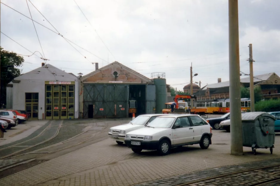 Nordhausen remisen Straßenbahndepot Grimmelallee (1993)