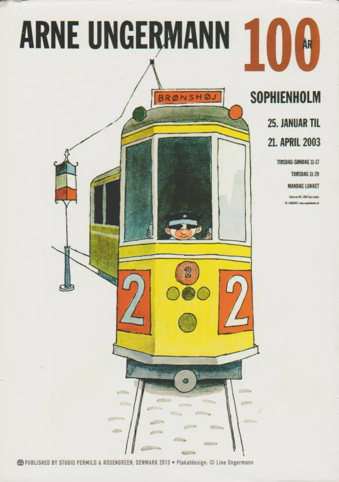 Plakat: København sporvognslinje 2 Sophieholm (2003)