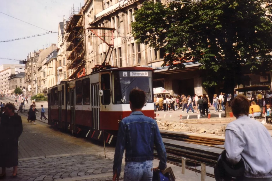 Plauen sporvognslinje 5  på Tunnel (1990)