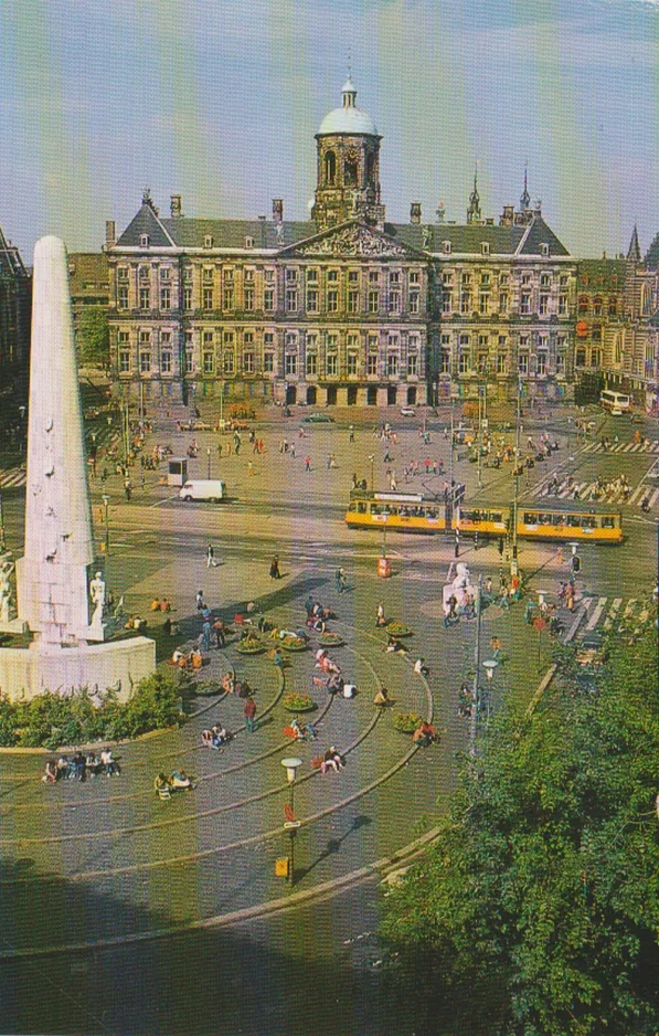 Postkort: Amsterdam på Dam (1974)