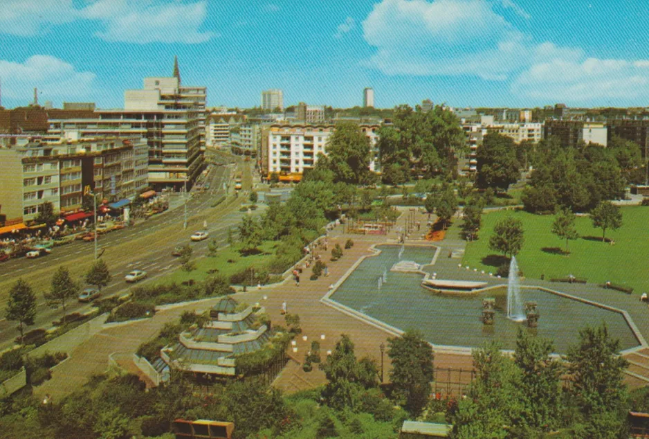 Postkort: Braunschweig nær Rathaus (1978)