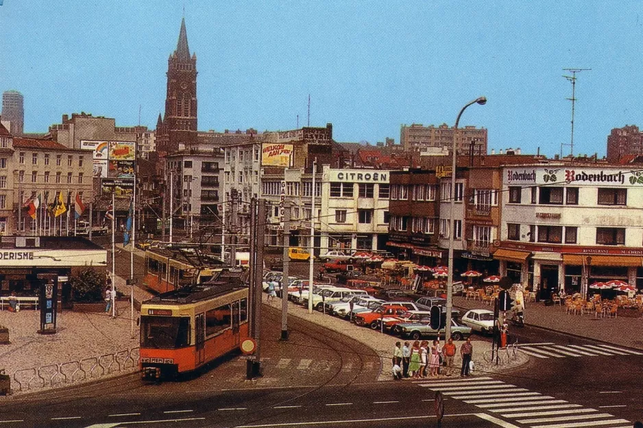 Postkort: Bruxelles De Kusttram ved Blankenberge (1982)