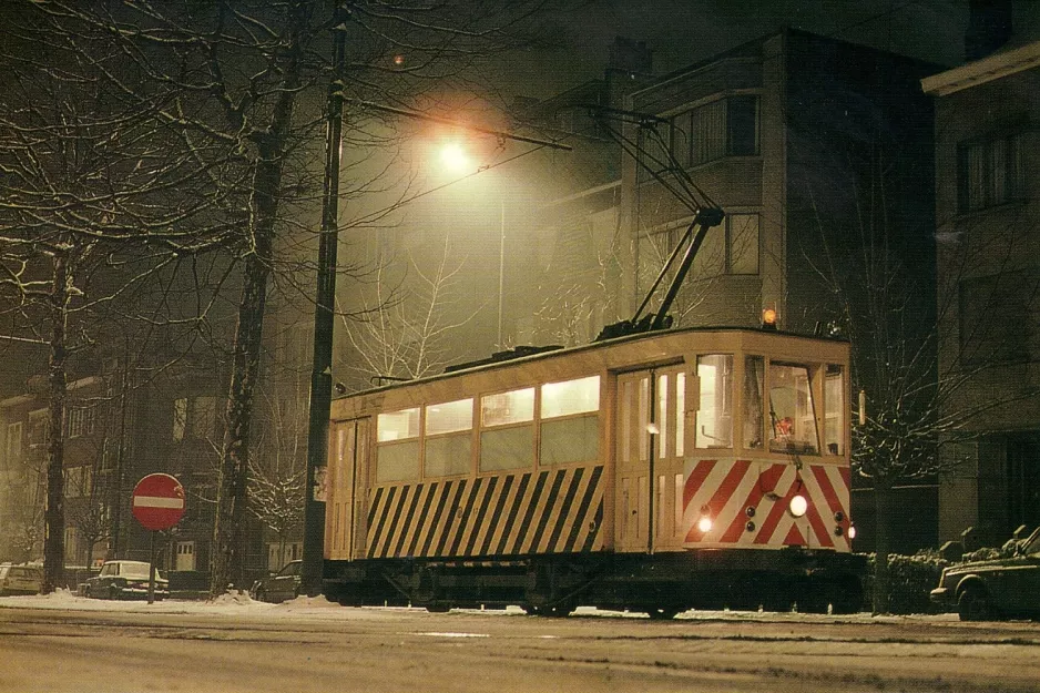 Postkort: Bruxelles sneplov 17 på De Smet de Naeyerlaan / Boulevard de Smet de Naeyer (1985-1986)