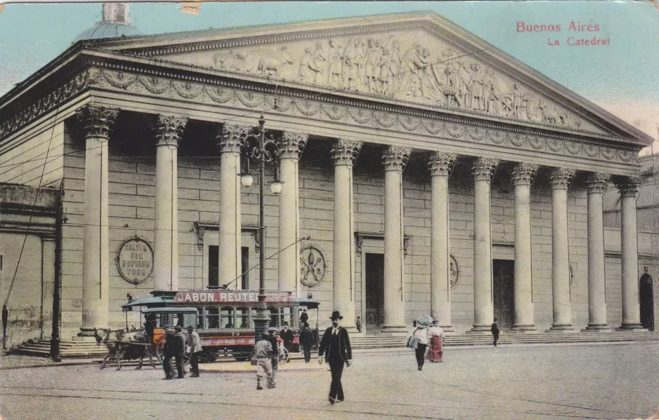 Postkort: Buenos Aires foran La Catedral (1910-1912)