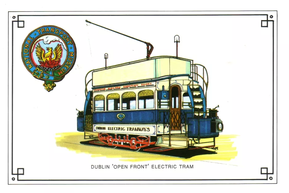 Postkort: Dublin dobbeltdækker-motorvogn 2  (2006)