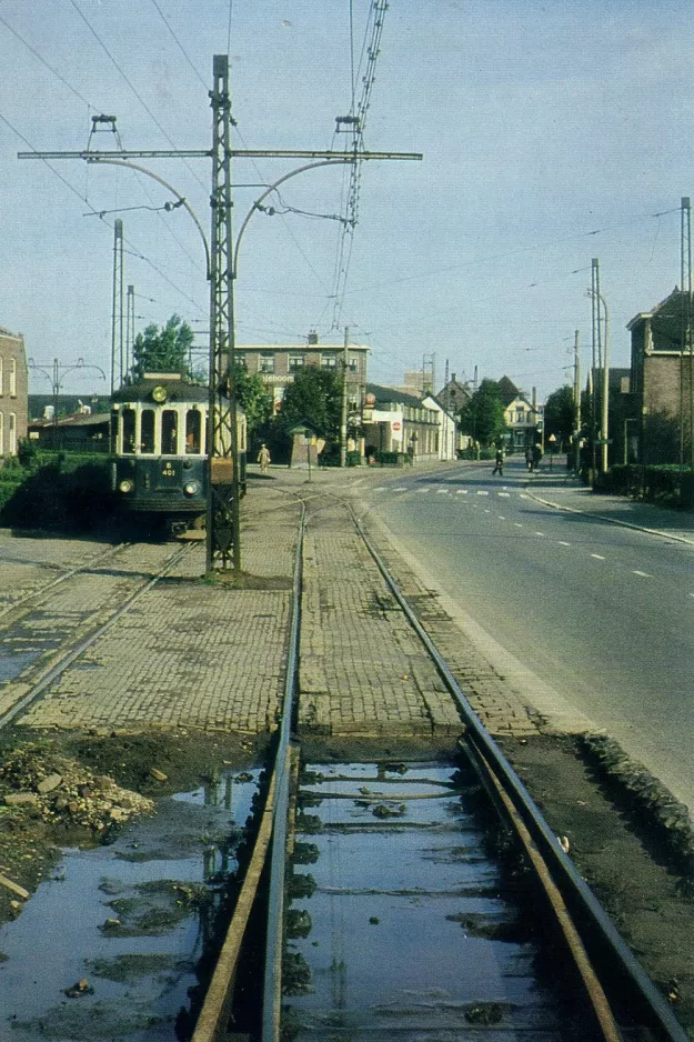 Postkort: Haarlem bivogn B 401 nær Noordwijk (1960)