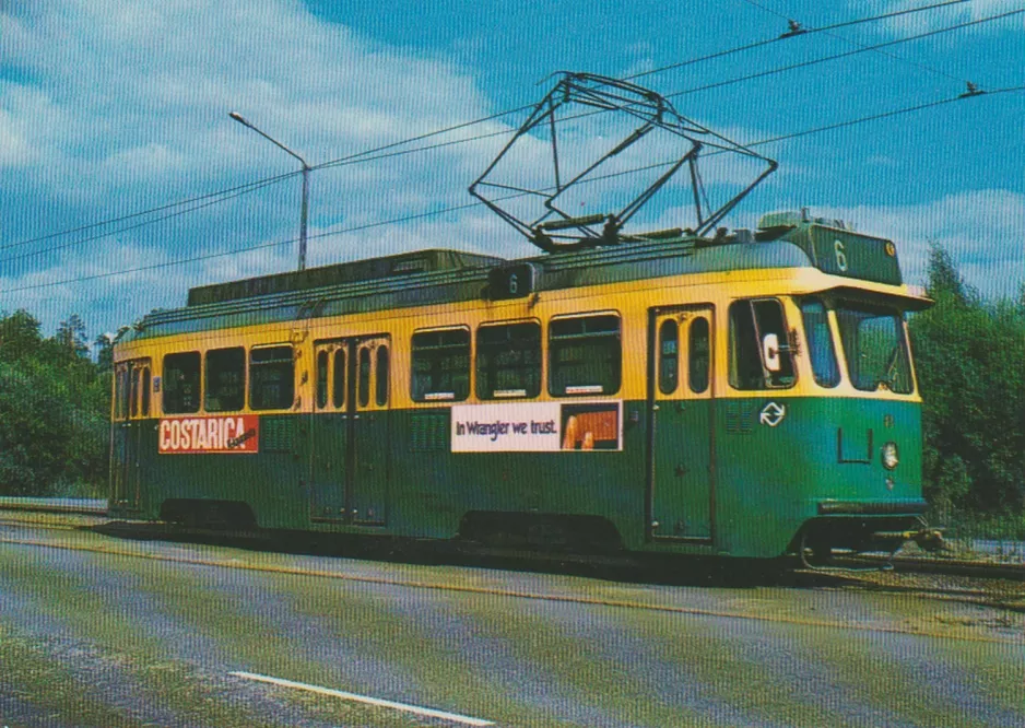 Postkort: Helsingfors på Mannerheimvägen/Mannerheiminte  (1959)