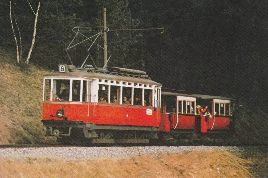 Postkort: Innsbruck museumsvogn 3 nær Igis (1980)