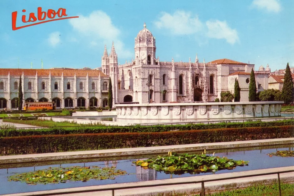 Postkort: Lissabon nær Mosteiro dos Jerónimos (1970)