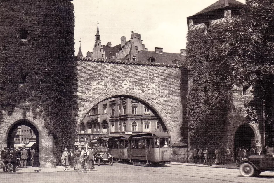 Postkort: München nær Sendlingertor (1930)
