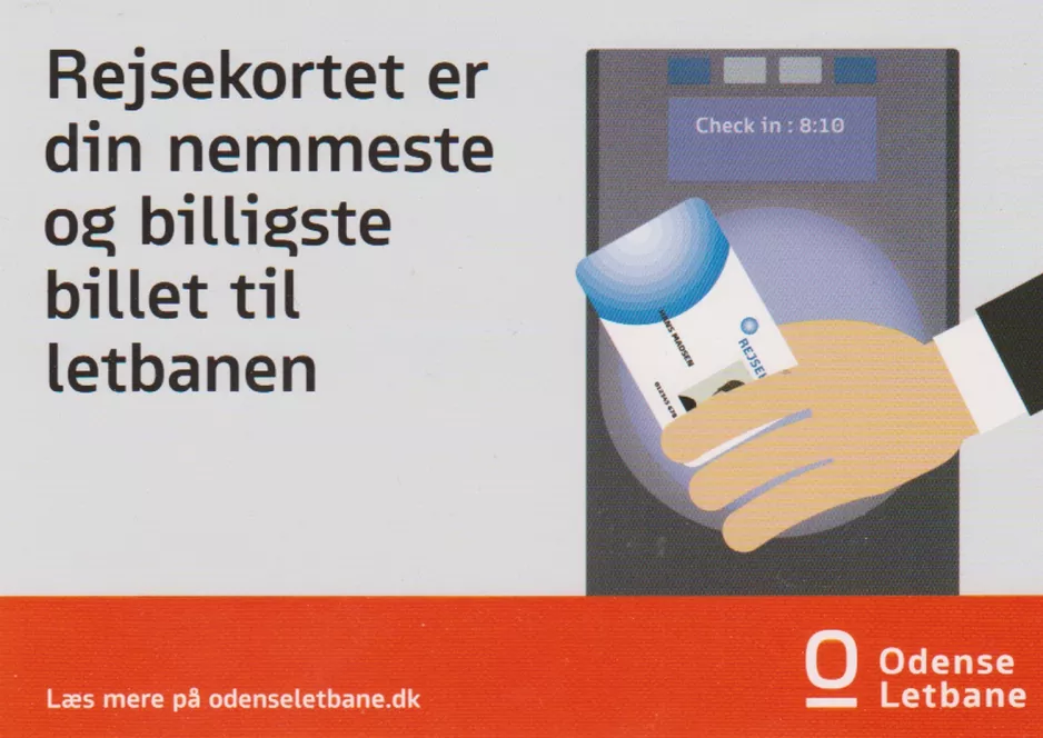 Postkort: Odense  Rejsekortet er din nemmeste og billigste billet til Letbanen (2023)