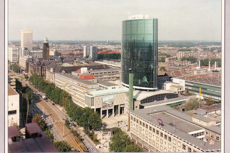 Postkort: Rotterdam på Coolsingel (1978)