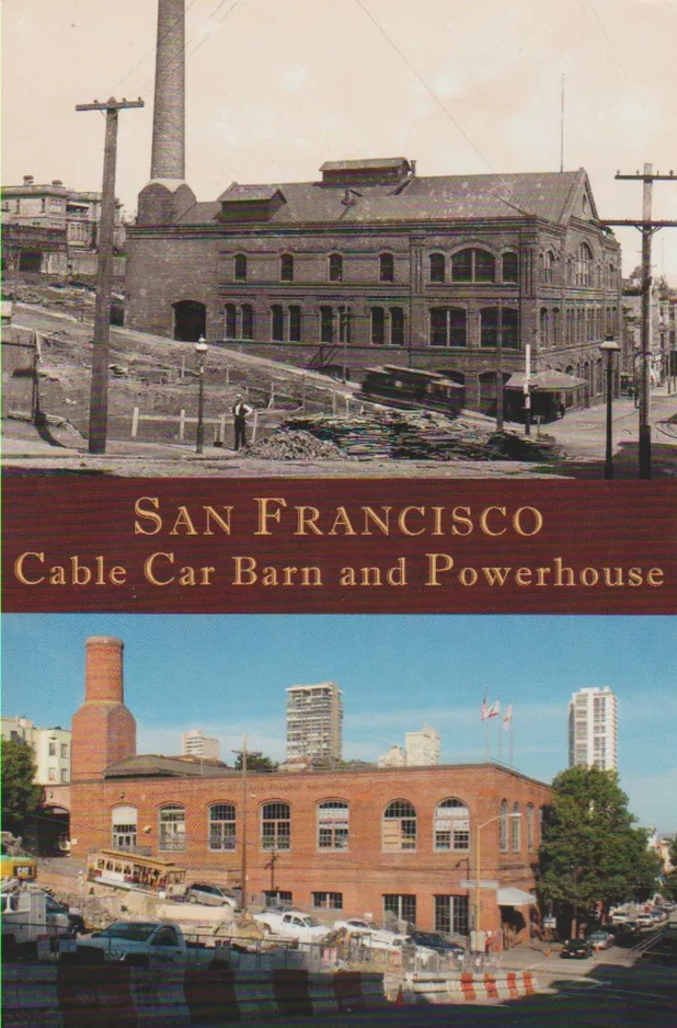 Postkort: San Francisco  Cable Car Barn and Powerhouse (2012)
