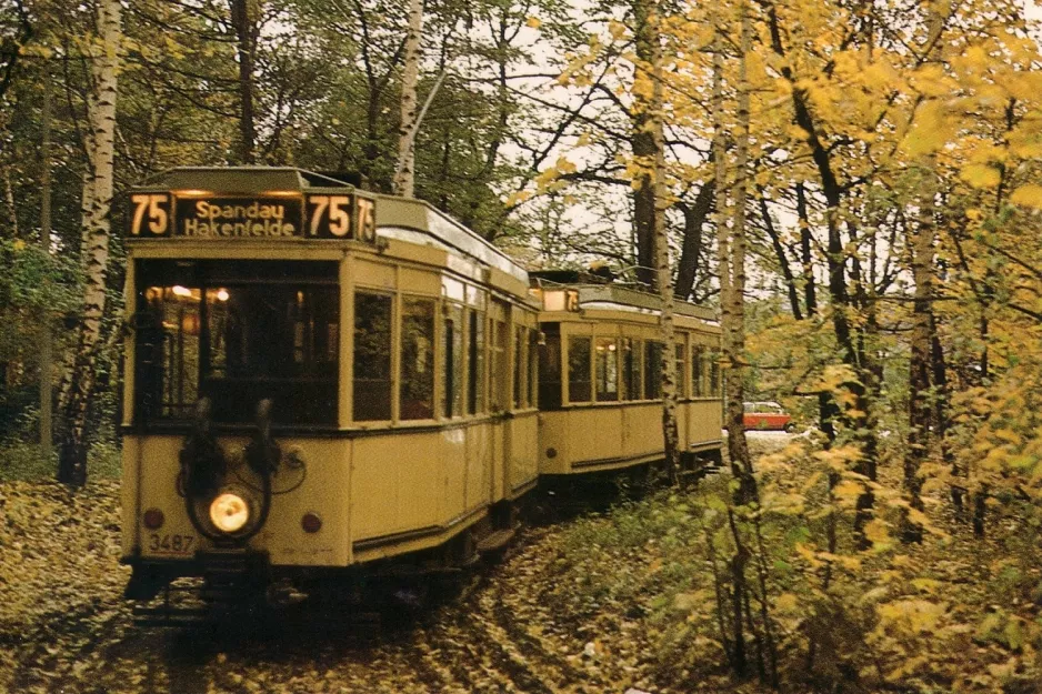 Postkort: Schönberger Strand motorvogn 3487 (1973)