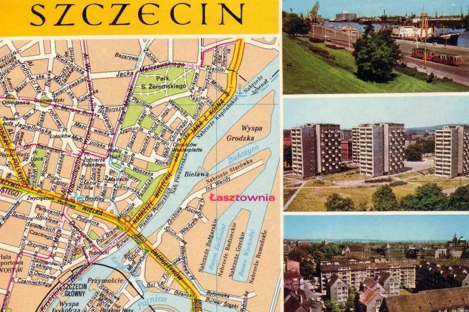 Postkort: Stettin på Jana z Kolna (1980)