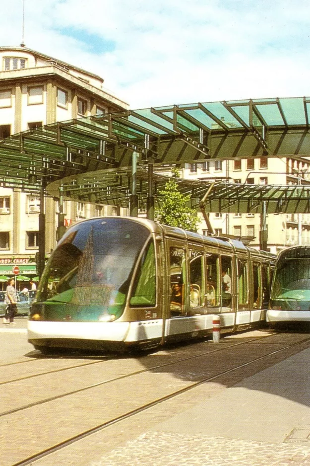 Postkort: Strasbourg nær Place de l'Homme de Fer (1995)