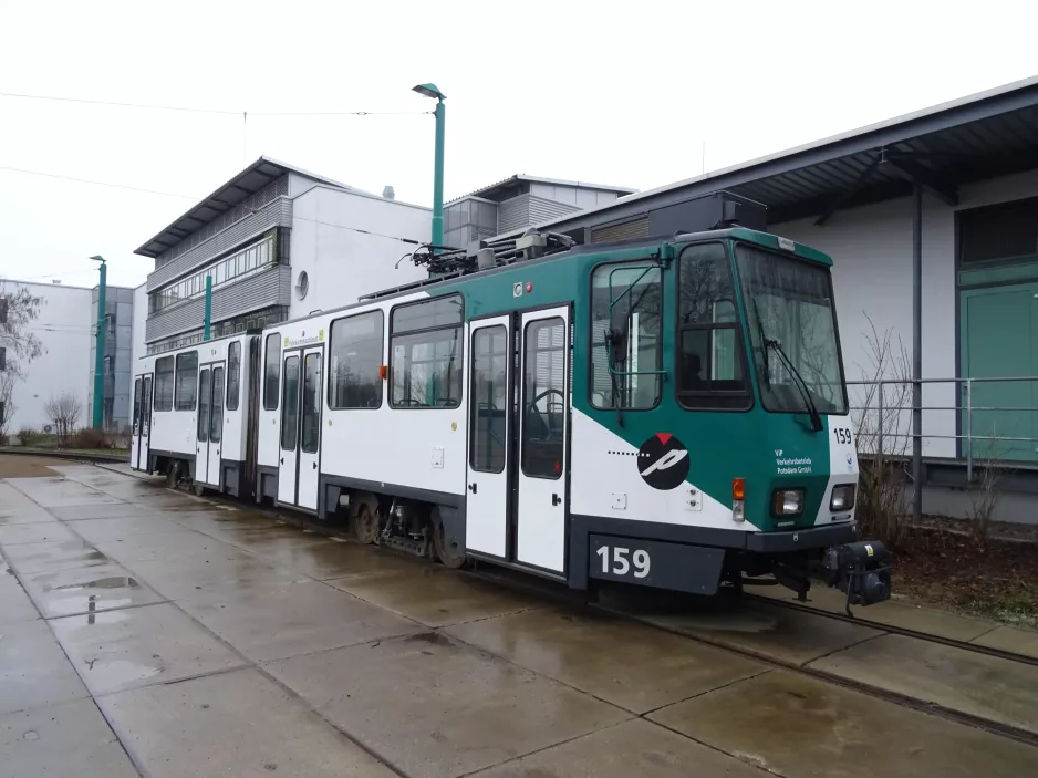 Potsdam ledvogn 159 ved remisen Fritz-Zubeil-Straße (2018)