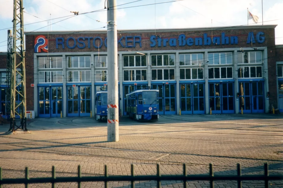 Rostock motorvogn 608 remisen Hamburger Straße (1995)