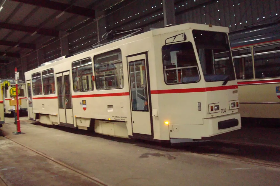 Rostock motorvogn 704 i depot12 (2015)