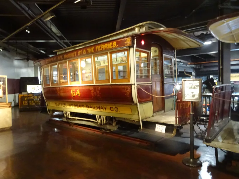 San Francisco hestesporvogn 54 i Cable Car Museum (2023)